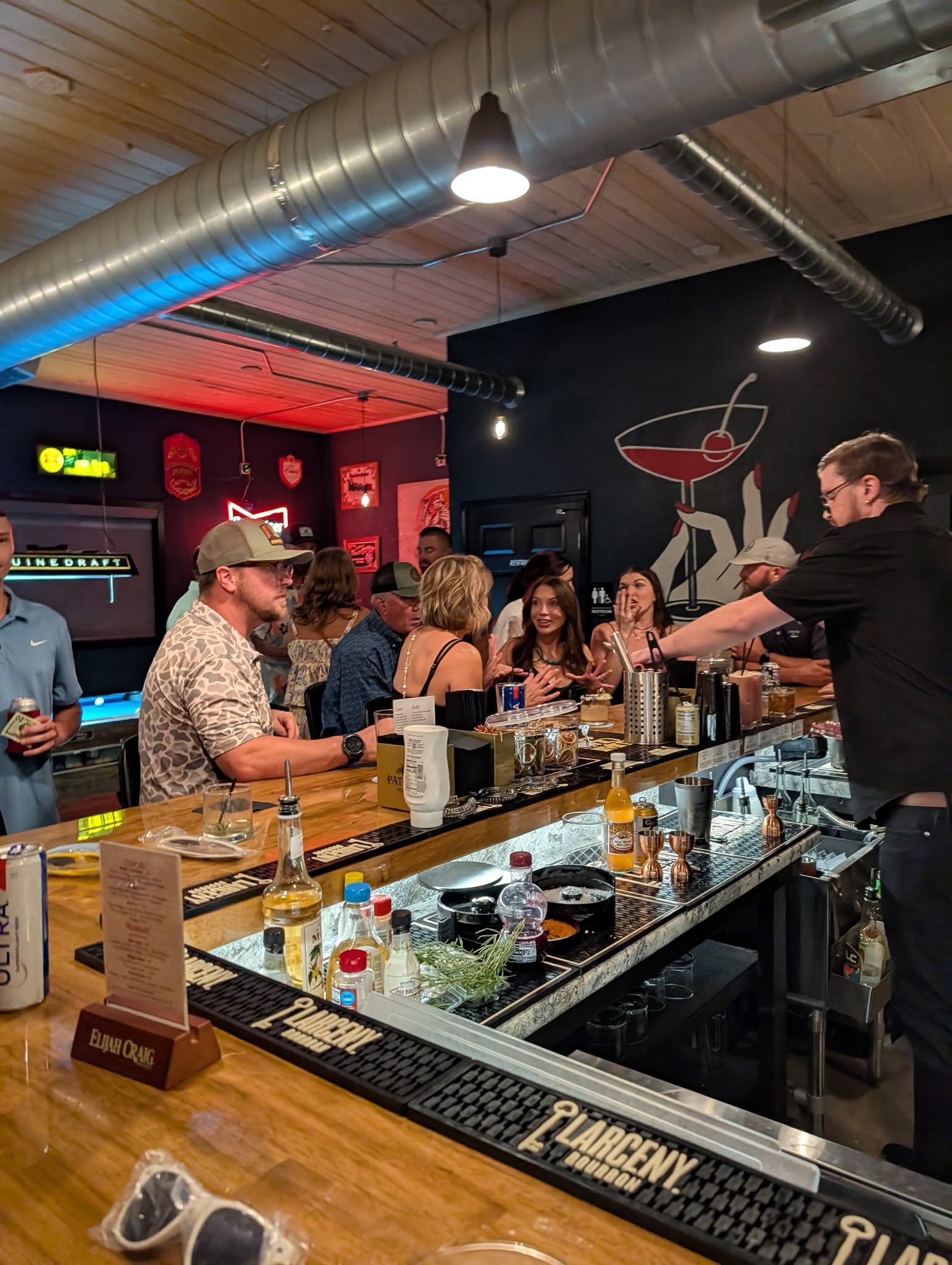 A night out at Reds Crafted Cocktails